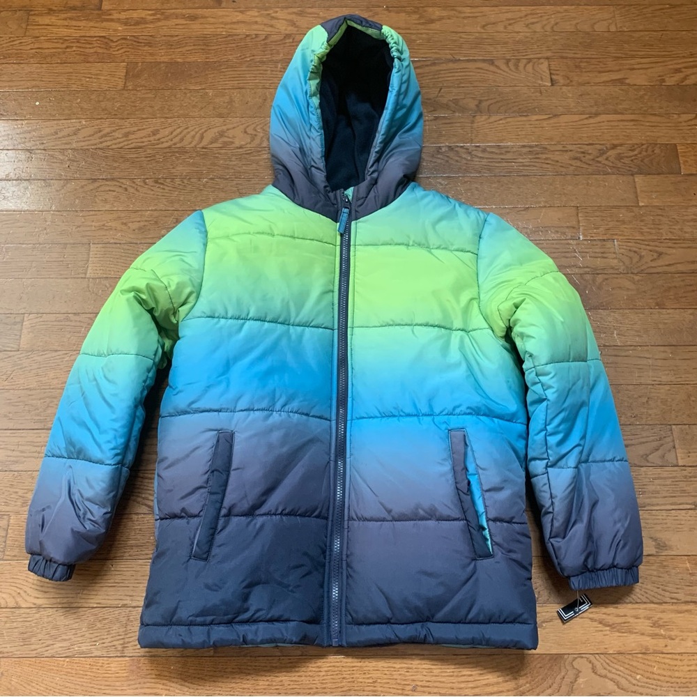 Rothschild Big Boys' Multi Color Puffer Jacket | Size L  14/16  NEW!!
